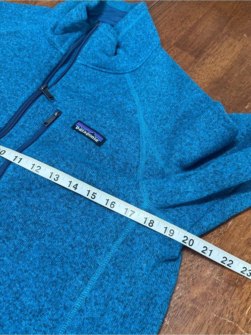 Patagonia Men’s Better Sweater Full Zip Fleece Jacket Blue Size Small 25527 - Picture 5 of 7